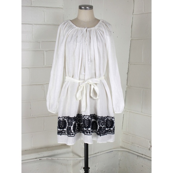 J. Crew Dresses & Skirts - J.crew Linen embroidered tunic dress